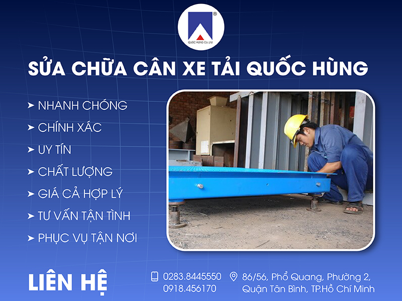 Quốc Hùng sửa chửa cân xe tải