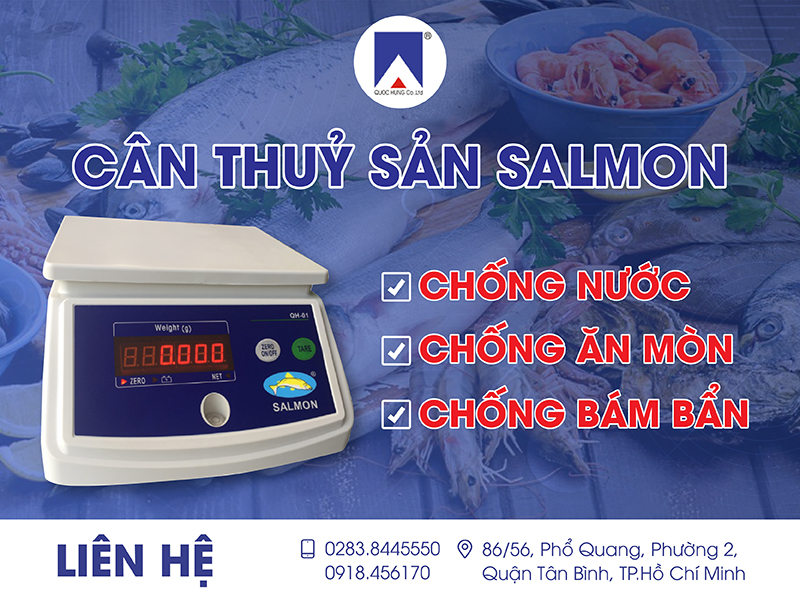 Cân thủy sản Salmon