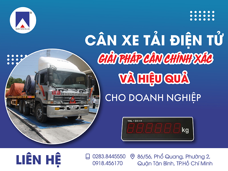 Cân xe tải điện tử