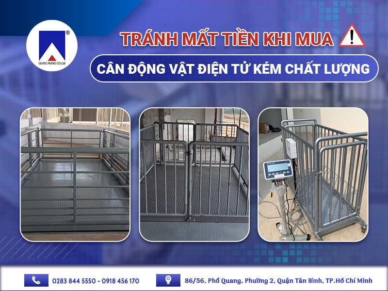 TRÁNH MẤT TIỀN KHI MUA CÂN ĐỘNG VẬT ĐIỆN TỬ KÉM CHẤT LƯỢNG