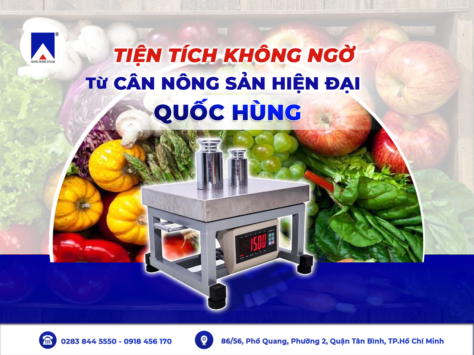 TIỆN ÍCH KHÔNG NGỜ TỪ CÂN NÔNG SẢN HIỆN ĐẠI QUỐC HÙNG