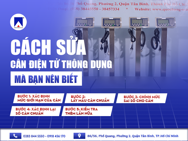 CÁCH SỬA CÂN ĐIỆN TỬ THÔNG DỤNG MÀ BẠN NÊN BIẾT KHI SỬ DỤNG CÂN ĐIỆN TỬ